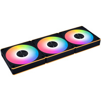 Lian Li UNI FAN CL120 Wireless Reverse case fan Zwart, 4-pin PWM, Set van 3 stuks