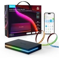 Govee Smart AI Sync Box Kit voor 55 - 65 inch scherm verlichting Zwart, Wifi, Bluetooth
