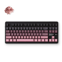 MCHOSE G87 Wireless Gasket Mount Custom Mechanical Keyboard, gaming toetsenbord Zwart/roze, US lay-out, 80% TKL, RGB, PBT Keycaps, Hot-Swap, 2.4GHz | Bluetooth | USB-C