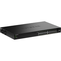 Netgear Netgear S350 24P GE POE+ SMART SWITCH Zwart
