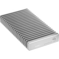 OWC Express 1M2 4 TB externe SSD Zilver/aluminium, USB4 / Thunderbolt