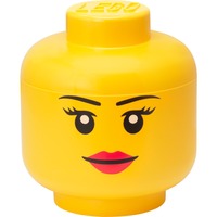 Room Copenhagen LEGO opberghoofd Girl opbergdoos Geel, maat L