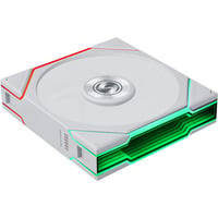 Lian Li Lian Li UNI FAN TL FLEX 120 WL wh RGB case fan Wit, 120 x 124 x 28 mm, PWM