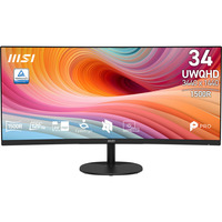 MSI PRO MP341CQ E12 34" LED monitor Zwart, 2x HDMI, 1x DisplayPort, 120 Hz
