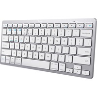 Trust Wireless Bluetooth keyboard Grijs, US lay-out (QWERTY), Scissor switches, 85%, Bluetooth 4.0