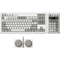 8BitDo IBM Bundel mechanisch gaming toetsenbord Grijs, US lay-out (QWERTY), Kailh Box White, 80% (TKL)	, Bluetooth Low Energy, Wireless 2.4G, USB