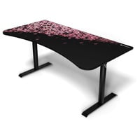 Arozzi Arena Gaming Desk - Flower Zwart/roze
