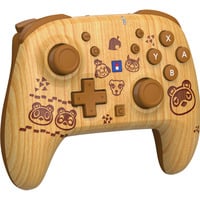 HORI Wireless HORIPAD Turbo - Wood Brown gamepad Houtkleur, Nintendo Switch 2, Nintendo Switch, Nintendo Switch – OLED-Model, Nintendo Switch Lite, Bluetooth 5.0