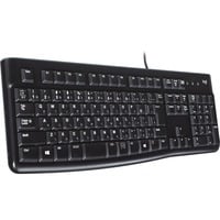Logitech Keyboard K120 for business, toetsenbord Zwart, EU lay-out (QWERTY), Rubberdome, Retail
