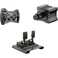 MOZA R9 V3 + KS + CRP2 bundel Zwart, Basis, stuur en pedalen