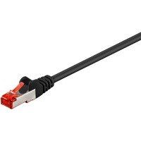 goobay CAT 6 Patch kabel, S/FTP (PiMF) 3 meter Zwart