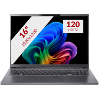 Acer Aspire 16 AI A16-61M-R11Y 16"  Copilot+ laptop Grijs | Ryzen AI 5 330 | Radeon 820M | 32 GB | 512 GB SSD