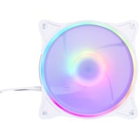 Alphacool Rise Aurora 120mm Fan White RGB case fan Wit, 120 x 120 x 25 mm, PWM, ARGB