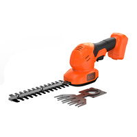 BLACK+DECKER BCSS18B-XJ 18V Gras- en struikschaar (zonder accu) Oranje/zwart, Accu en oplader niet inbegrepen