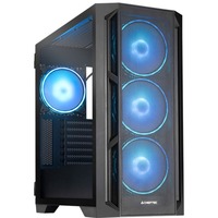 Chieftec  midi tower behuizing Zwart | 2x USB-A | 1x USB-C | RGB | Window