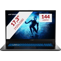 Erazer Defender P50 MD62587 17.3"  gaming laptop Zwart | Core i7-12650H | RTX 4060 | 16 GB | 512 GB SSD