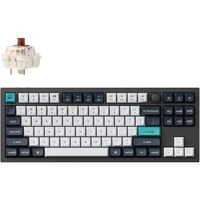 Keychron Q3 Max-M3 RGB mechanisch toetsenbord Zwart, US lay-out (QWERTY), Gateron Jupiter Brown, 80% (TKL), RGB leds, KSA double-shot PBT, hot swap, Knob, 2.4GHz | Bluetooth 5.1 | USB-C