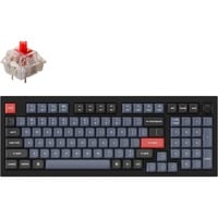 Keychron Q5-M1, toetsenbord Zwart, US lay-out, Gateron G Pro Red, 96%, RGB leds, Double-shot PBT, hot swap, Knob