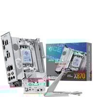 MSI MPG X870I EDGE TI EVO WIFI socket AM5 moederbord Wit, RAID, 5Gb-LAN, Wi-Fi 7, BT  5.4, Sound, Mini-ITX