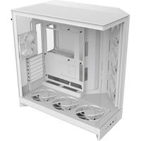 NZXT NZXT H9 Flow RGB+ (2025) All White midi tower behuizing Wit (mat) | 2x USB-A | 1x USB-C | RGB | Window