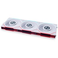 Lian Li UNI FAN TLLCD120 White Triple Pack case fan Wit, 4-pin PWM, Incl. controller