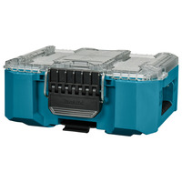 Makita Maktrak Organizer Compact P-91067 gereedschapsbox Blauw/zwart