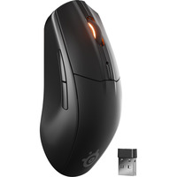 SteelSeries Rival 3 Wireless Gen 2 gaming muis Zwart, 18.000 DPI, RGB, 2.4Ghz / Bluetooth 5.0