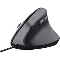 Trust Bayo II Bedrade Ergonomische muis Zwart, 800 dpi - 2400 dpi