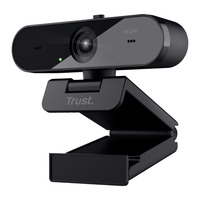 Trust Trust Taxon - QHD Webcam Zwart, Autofocus | dubbele microfoon | privacyfilter