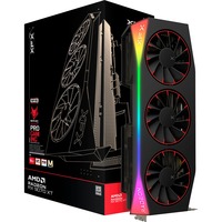 XFX Radeon RX 9070 XT OC Mercury RGB Magnetic Air grafische kaart Zwart, RDNA4, GDDR6, 3x DisplayPort, 1x HDMI 2.1