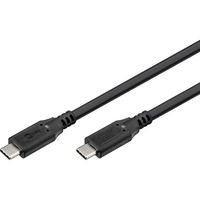 goobay USB4 Gen 2x2 kabel Zwart, 1 meter