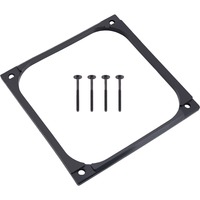 Alphacool Shroud & decoupling 140mm (7mm thickness) inkl. 4x M3x37mm Screws inbouwframe Zwart