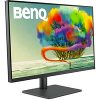 BenQ PD3205U 32" 4K Ultra HD monitor Donkergrijs, 1x DisplayPort, 1x HDMI, 1x USB-C, 3x USB-A, 1x Thunderbolt