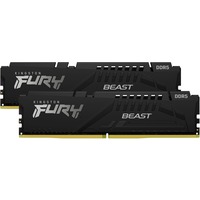 Kingston FURY 64 GB DDR5-6000 (2x 32 GB) Kit werkgeheugen Zwart, KF560C36BBEK2-64, Beast, EXPO