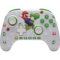 PowerA Advantage draadloze controller voor Nintendo Switch 2 - Mario en Yoshi Groen/wit, Nintendo Switch 2, Nintendo Switch, Nintendo Switch – OLED Model, Nintendo Switch Lite