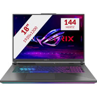 ASUS ROG Strix G18 G814PM-S8077W 18"  gaming laptop Grijs | Ryzen 9 8940HX | RTX 5060 | 32 GB | 1 TB SSD