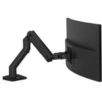 Ergotron HX Desk monitorarm Zwart