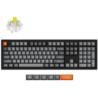 Keychron K10 Max-B4 RGB mechanisch toetsenbord Zwart, US lay-out (QWERTY), Keychron Super Banana, 100%, RGB leds, OSA Double-shot PBT, USB-C | 2.4 GHz | Bluetooth 5.1
