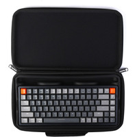 Keychron K2 / K2 Pro / K2 Max / K2 HE aluminum frame Keyboard Carrying Case tas Zwart