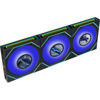 Lian Li UNI FAN SL-INF LCD FLEX 120 RGB case fans Zwart, 3 stuks, 120 x 124 x 28 mm, PWM, incl. controller