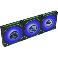 Lian Li UNI FAN SL-INF LCD FLEX 120 Wireless RGB case fans Zwart, 3 stuks, 120 x 124 x 28 mm, PWM, 3 stuks
