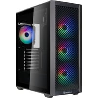 SilverStone FARA 515XR midi tower behuizing Zwart | 2x USB-A | Tempered Glass