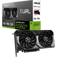 ASUS DUAL GeForce RTX 5060 Ti OC 8G grafische kaart 3x DisplayPort, 1x HDMI