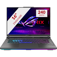 ASUS ROG Strix G16 G614PP-S5032W 16"  gaming laptop Grijs | R9 8940HX | RTX 5070 | 16 GB | 1 TB SSD