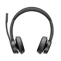 HP Poly Voyager 4320 USB-C Headset on-ear  Zwart, Incl. BT700 dongle + oplaadstatief