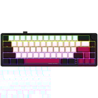 LORGAR KBP70MW, gaming toetsenbord Zwart, US lay-out, LOGAR Toxic Purple, 65%, RGB, Hot-swappable, PBT Double-shot, Bluetooth / 2.4GHz / USB