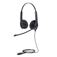 Jabra BIZ 1500 Duo  on-ear headset Zwart, Quick Disconnect (QD)