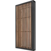 Lian Li B4-mATX Vertical AeroDeck, tower behuizing Zwart/houtkleur