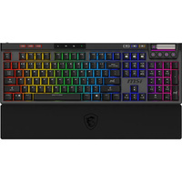 MSI STRIKE PRO WIRELESS SILENT US RGB mechanisch gaming toetsenbord Zwart, US lay-out (QWERTY), 100%