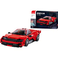 Sluban ModelBricks - Rode sportwagen Constructiespeelgoed Schaal 1:32